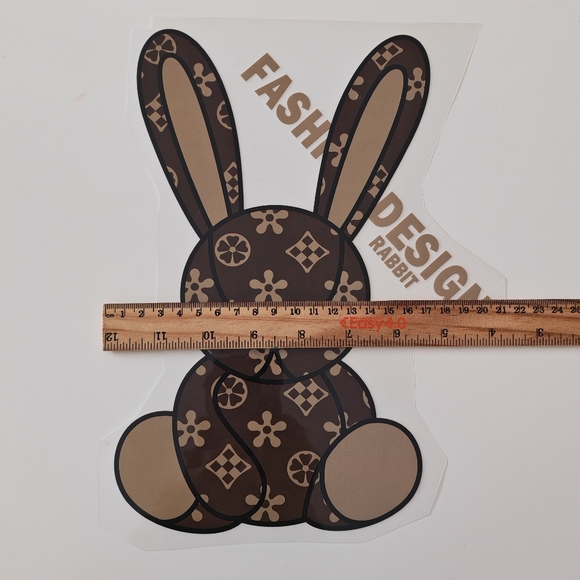 Iron on Heat transfer sticker Rabbit - Picture 4 of 4
